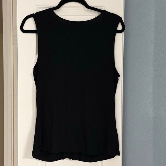 Cable & Gauge Ruched Ruffle Front Tank - Picture 4 of 5